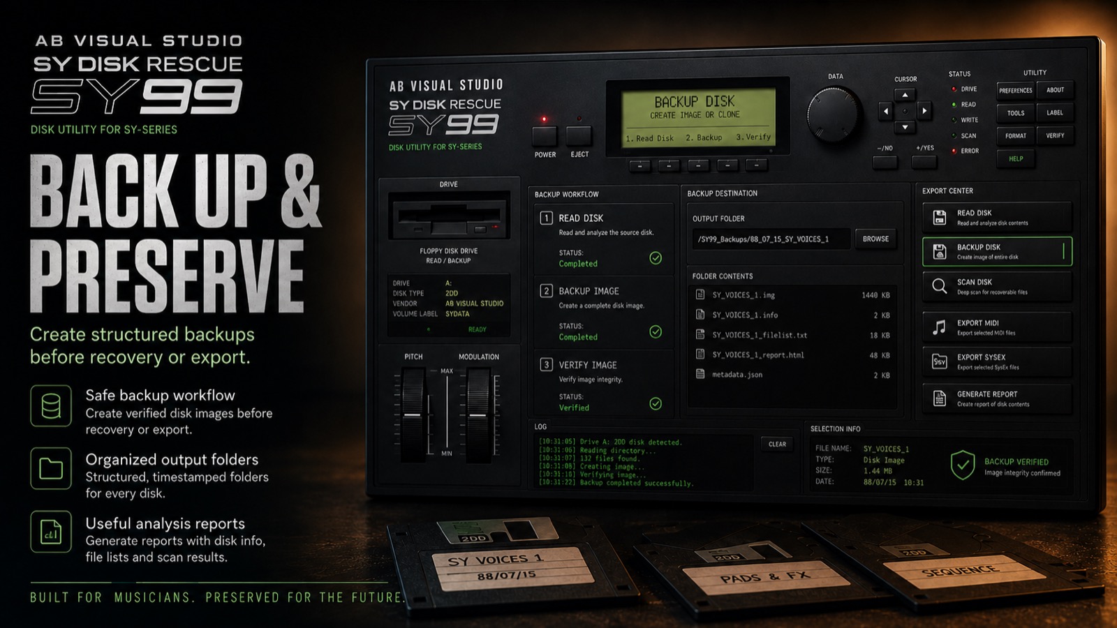 SY Disk Rescue backup and preserve workflow artwork